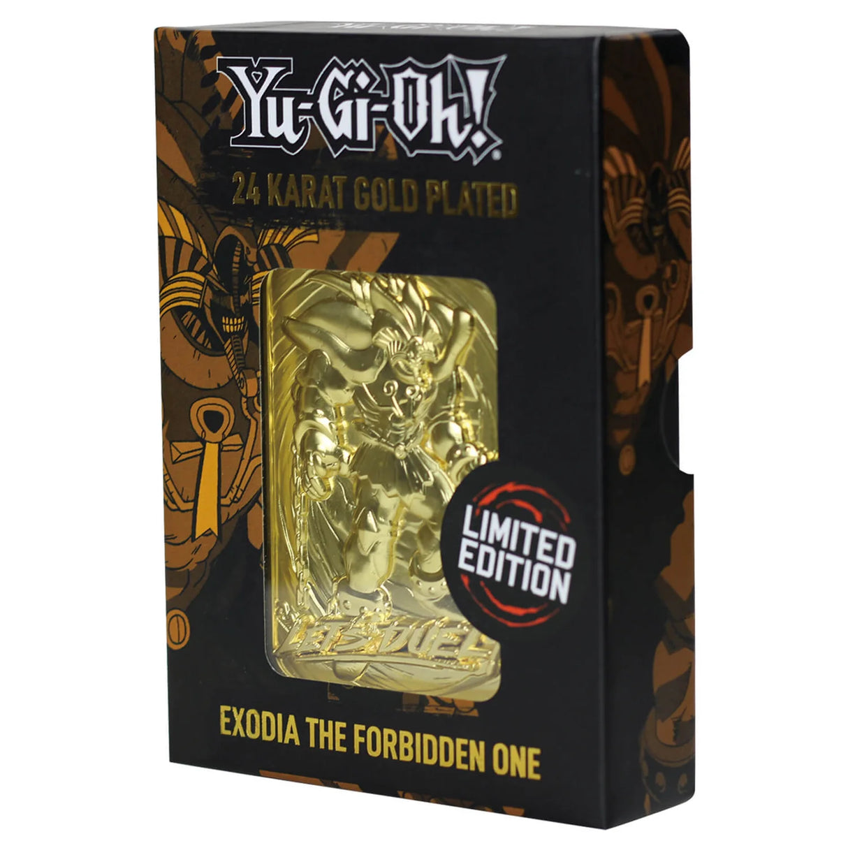 Limited Edition 24k Gold Plated Exodia The Forbidden One Metal Ingot - Yu-Gi-Oh!