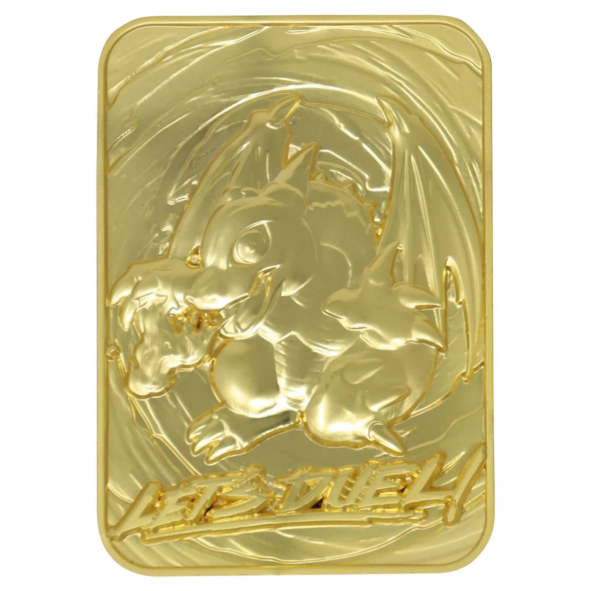 Limited Edition 24 Gold Plated Baby Dragon Metal Ingot - Yu-Gi-Oh!