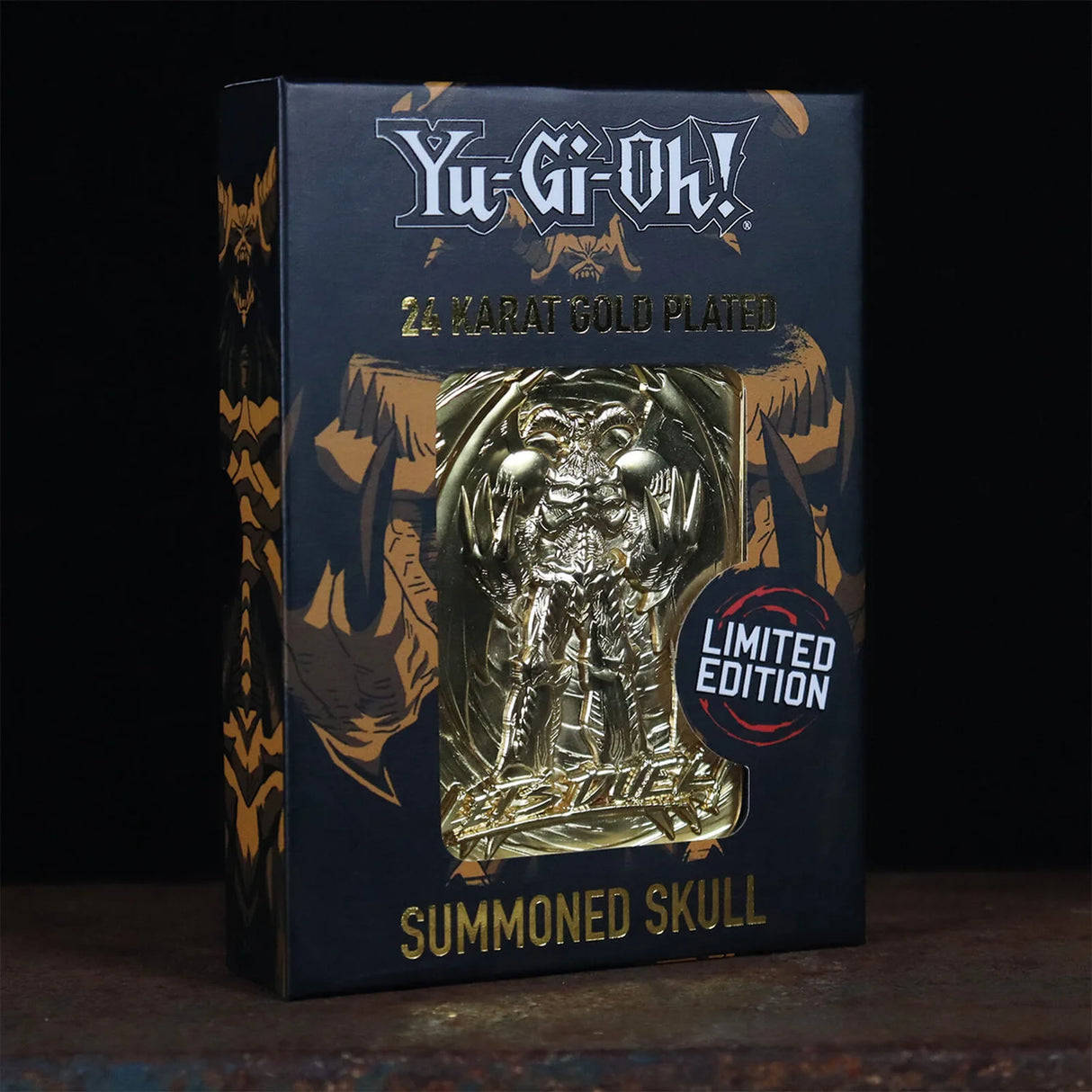 Limited Edition 24k Gold Plated Summoned Skull Metal Ingot - Yu-Gi-Oh!