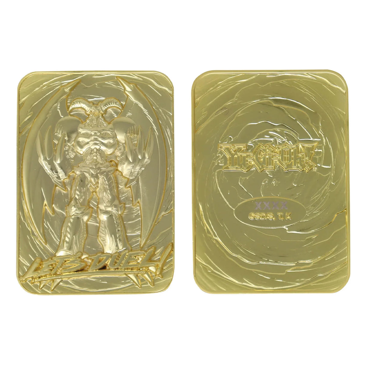 Limited Edition 24k Gold Plated Summoned Skull Metal Ingot - Yu-Gi-Oh!