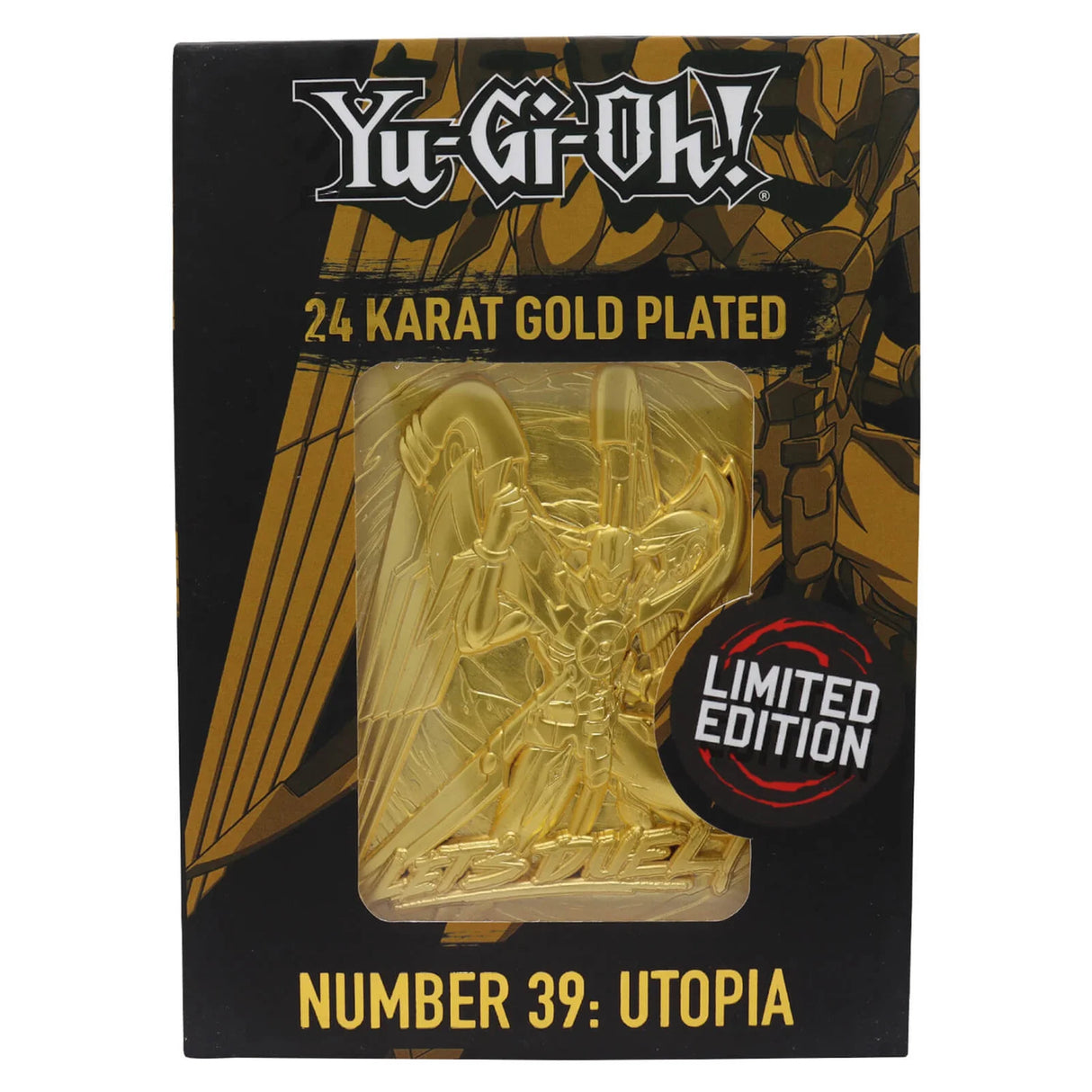 Limited Edition 24k Gold Plated Utopia Metal Ingot - Yu-Gi-Oh!