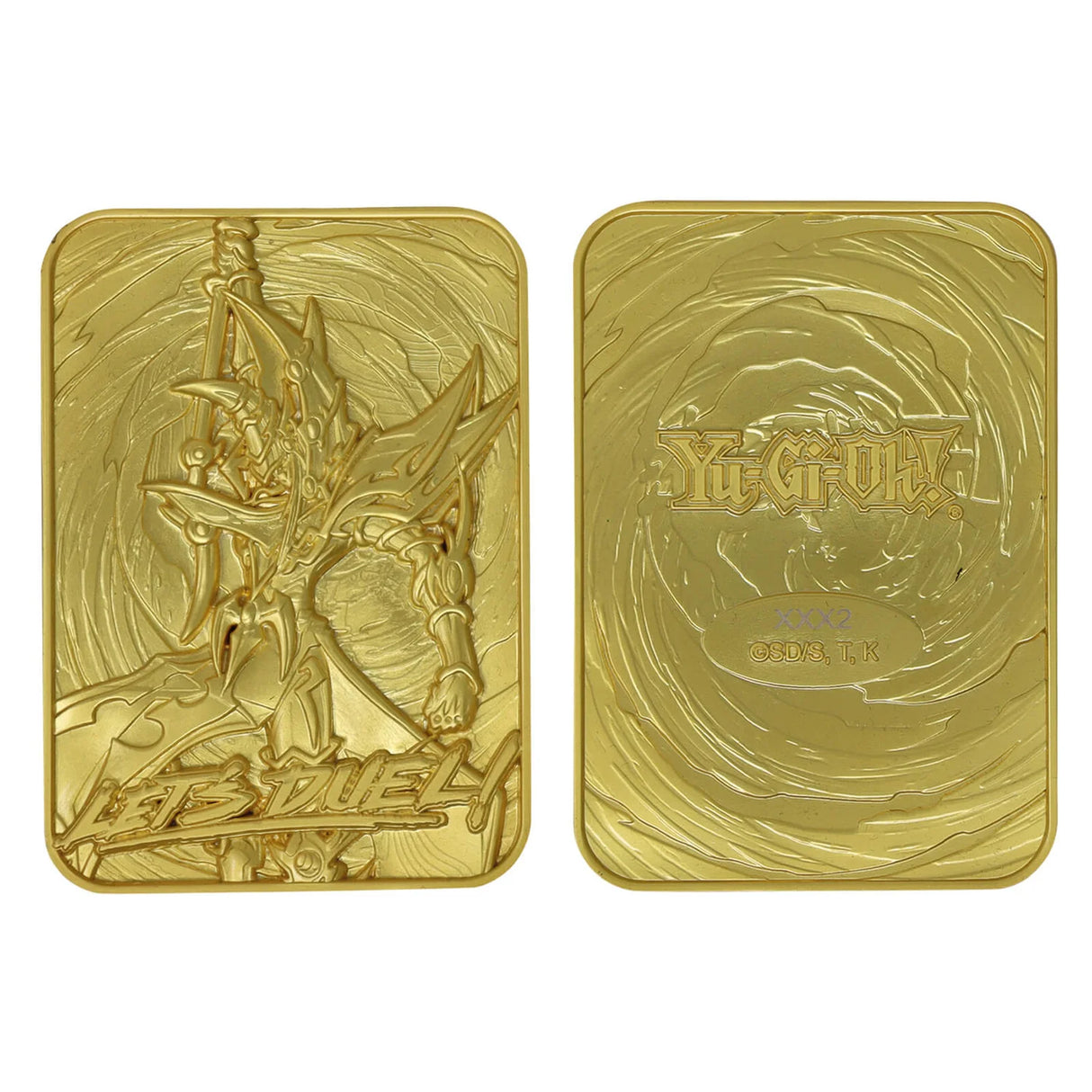 Limited Edition 24k Gold Plated Dark Paladin Metal Ingot - Yu-Gi-Oh!