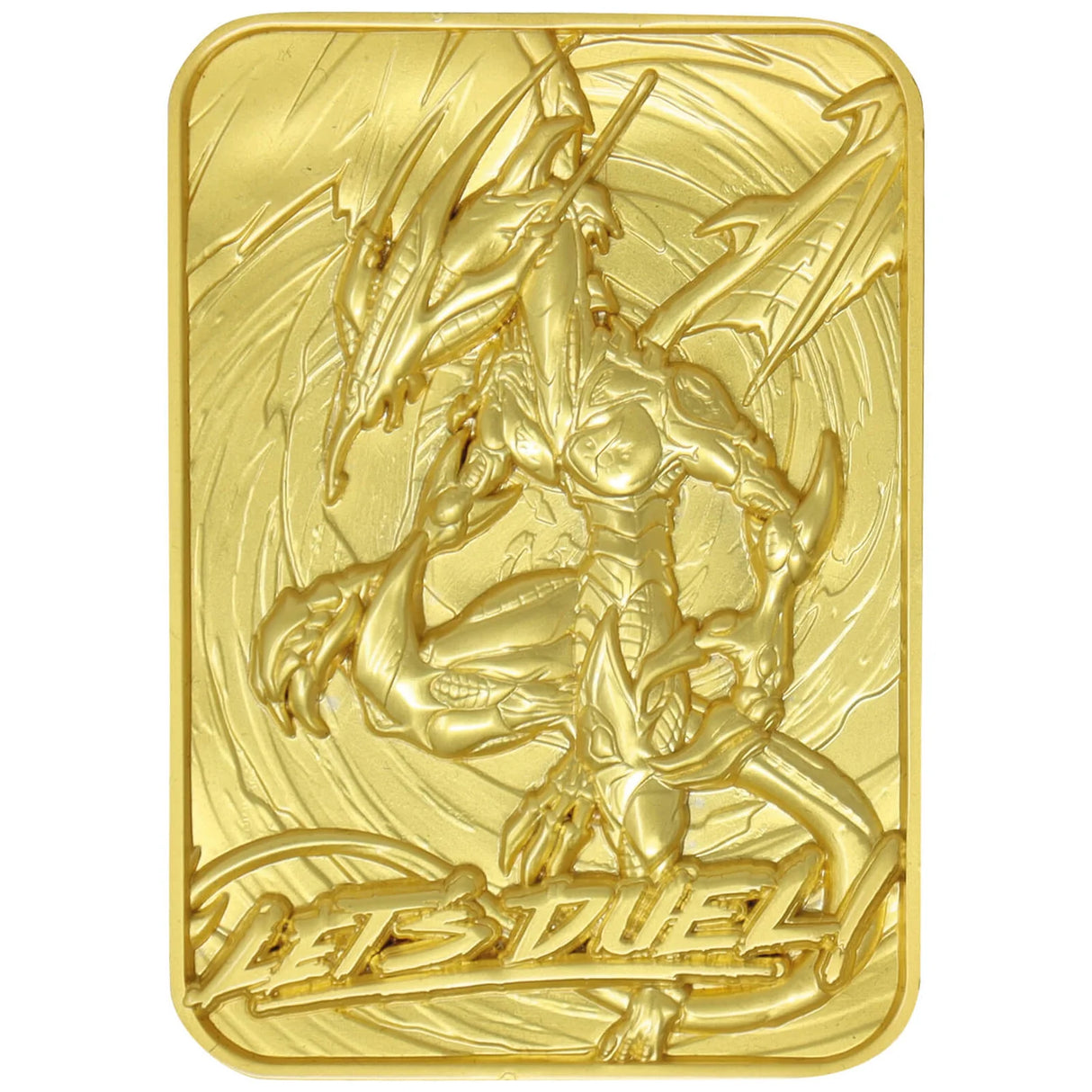 Limited Edition 24k Gold Plated Stardust Dragon Metal Ingot - Yu-Gi-Oh!