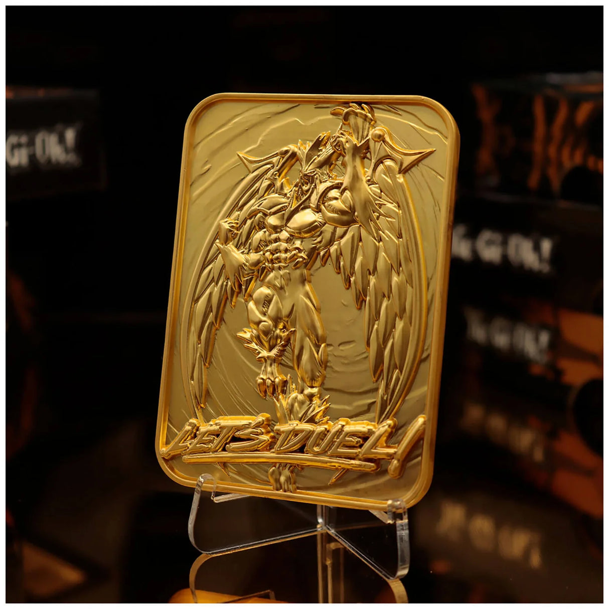 Limited Edition 24k Gold Plated Elemental Hero Avian Metal Ingot - Yu-Gi-Oh!
