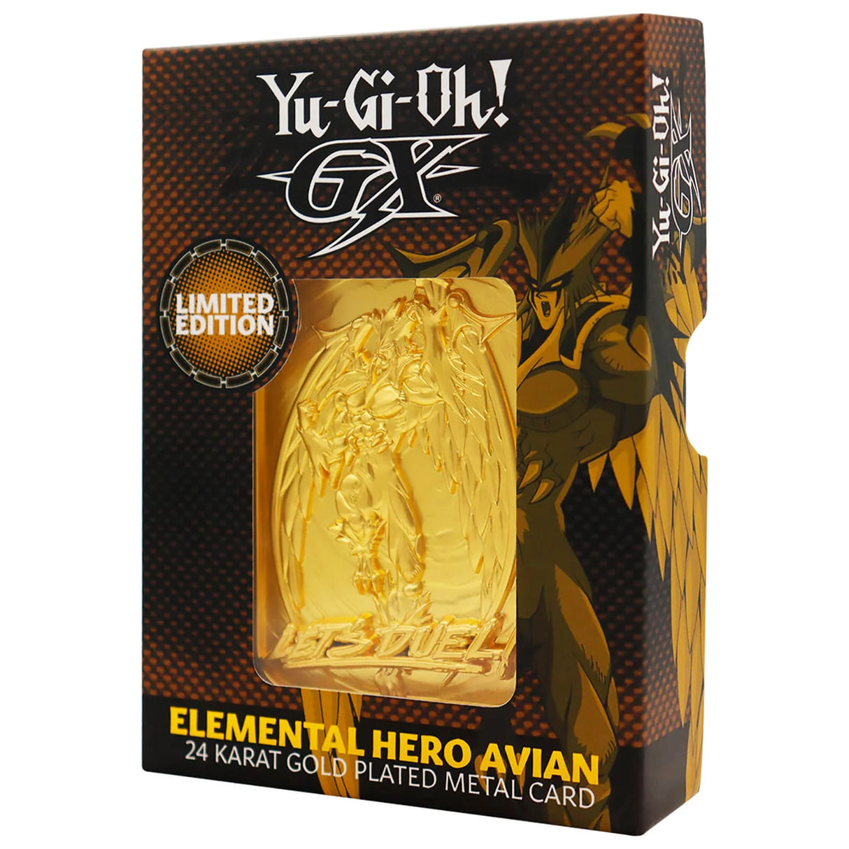 Limited Edition 24k Gold Plated Elemental Hero Avian Metal Ingot - Yu-Gi-Oh!