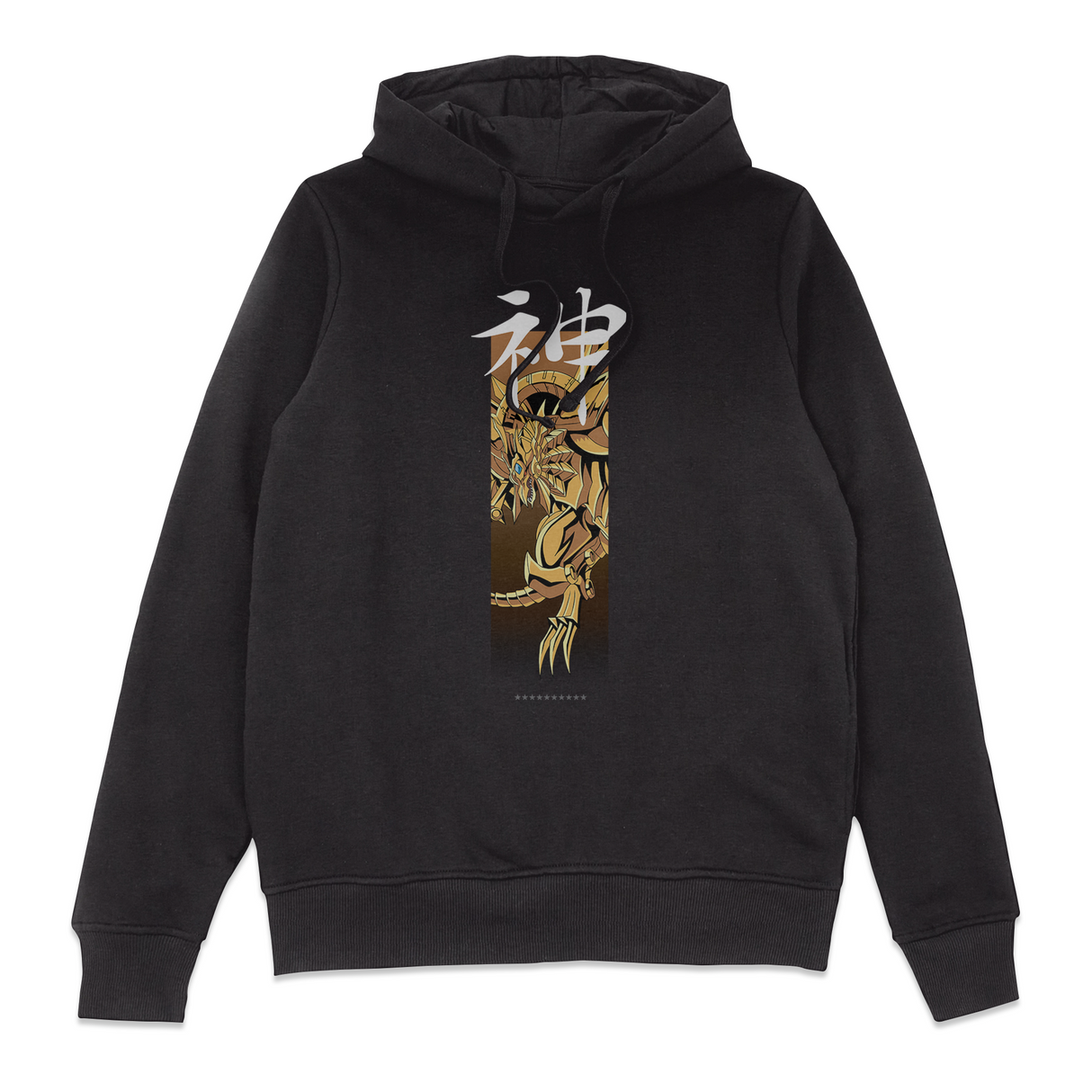 Winged Dragon Of Ra Column Hoodie - Black