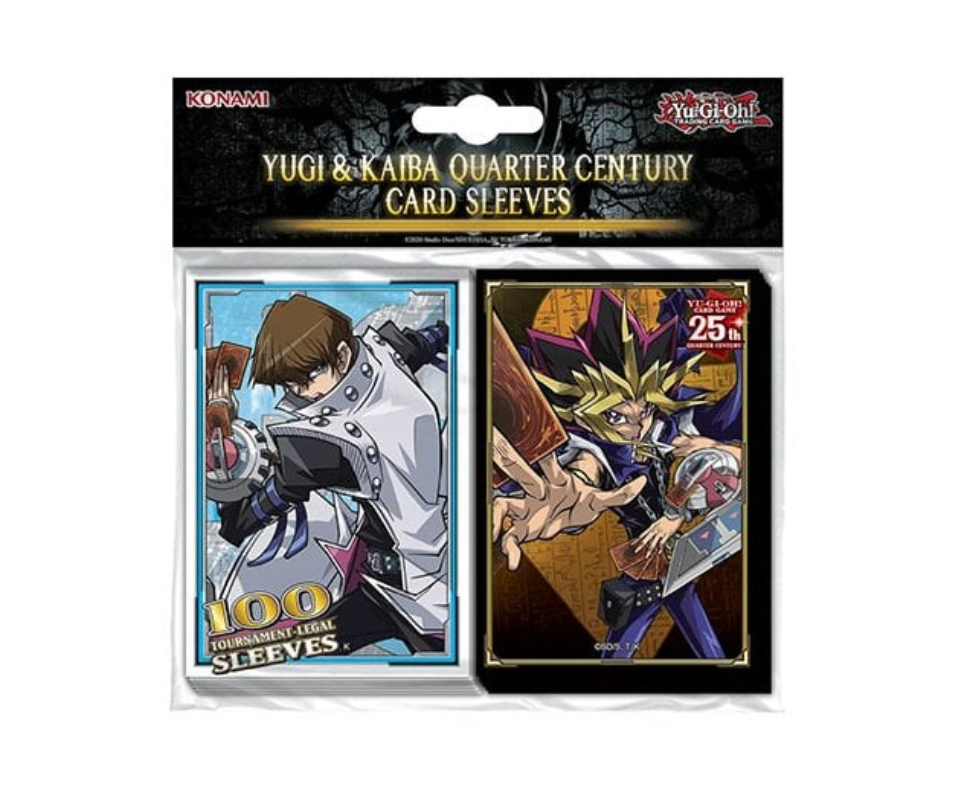 Yu-Gi-Oh! Yugi & Kaiba Quarter Century Card Sleeves (100)