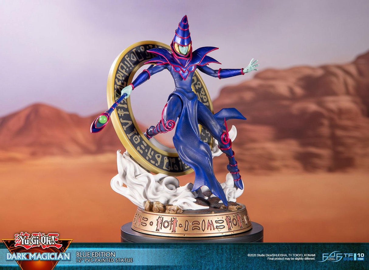 First 4 Figures Dark Magician Blue Version Statue 29 cm