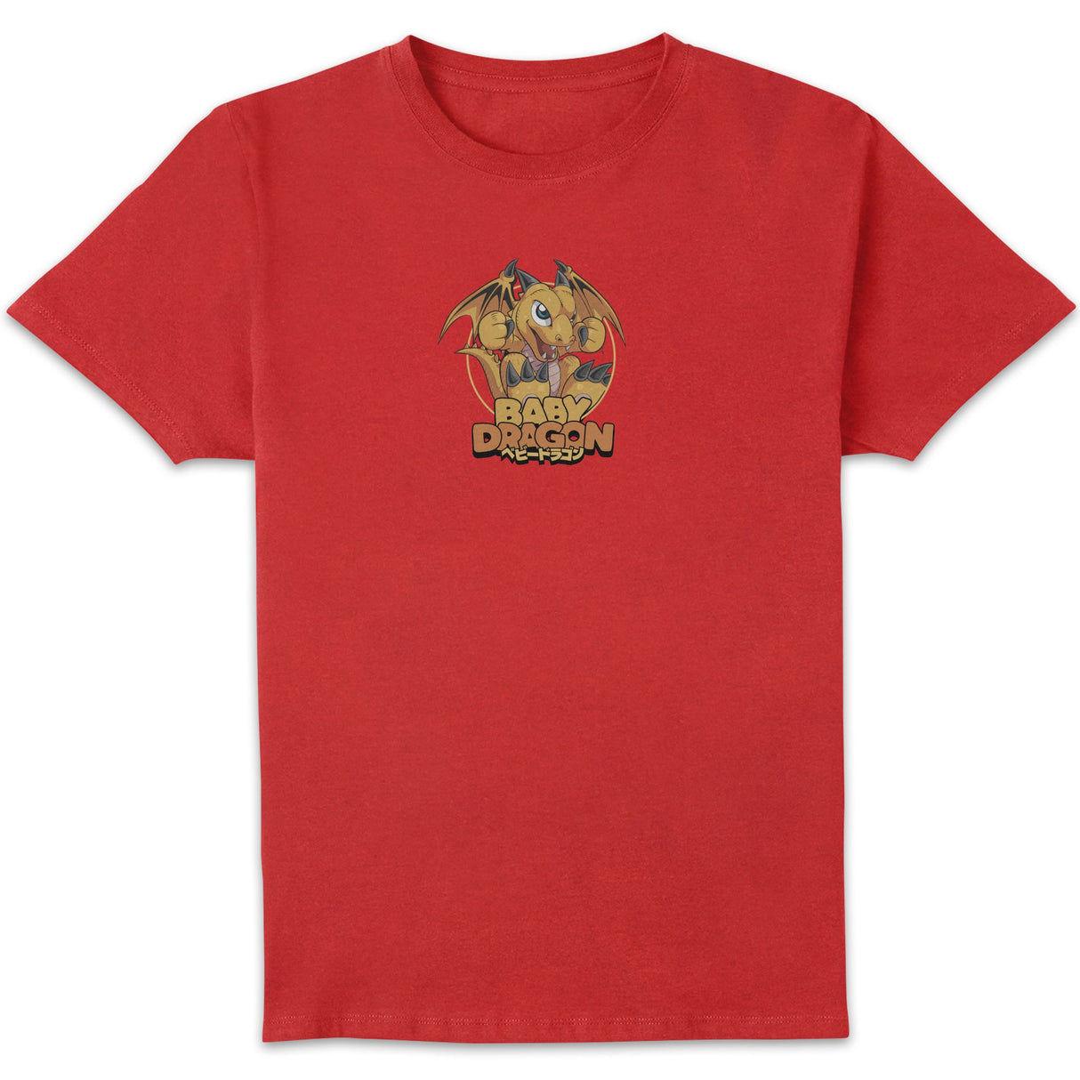 Baby Dragon Chibi Unisex T-Shirt - Red