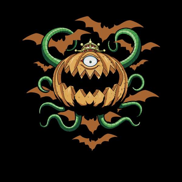 Yu-Gi-Oh Pumpking The King Of Ghosts Men's T-Shirt - Black