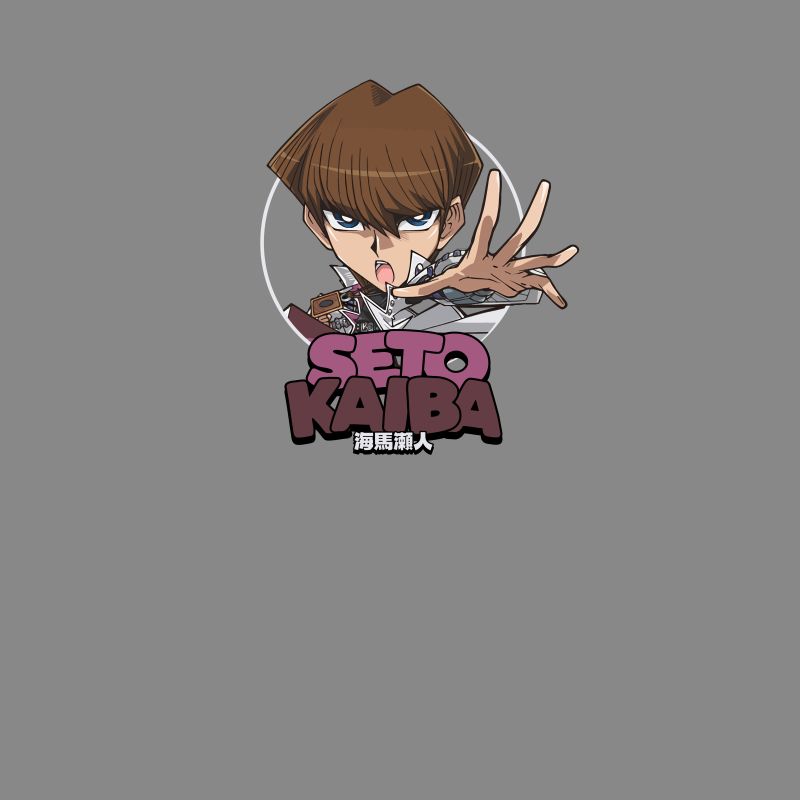 Seto Kaiba Chibi Unisex T-Shirt - Grey