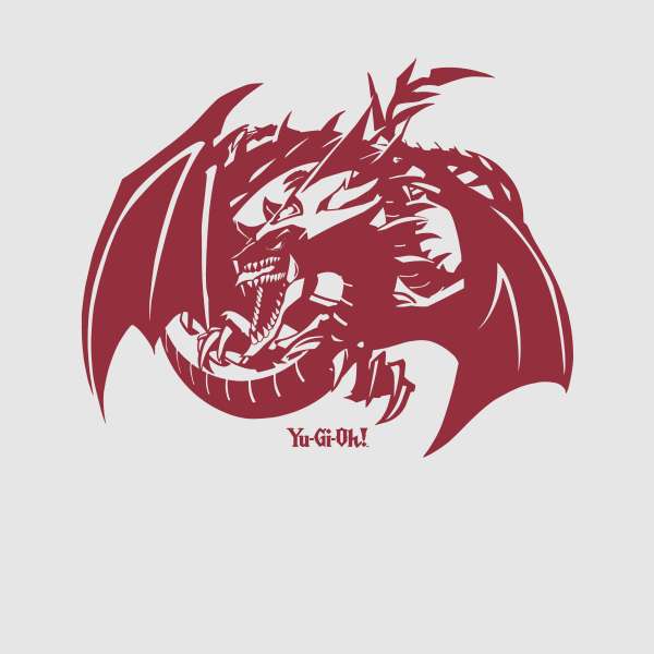 Yu-Gi-Oh Slifer The Sky Dragon Men's T-Shirt - Grey