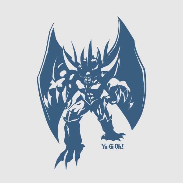 Yu-Gi-Oh Obelisk The Tormentor Men's T-Shirt - Grey