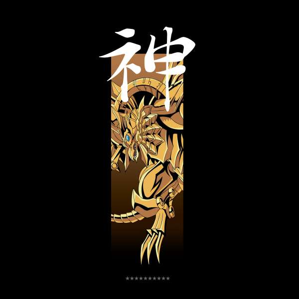 Yu-Gi-Oh Winged Dragon Of Ra Column Hoodie - Black