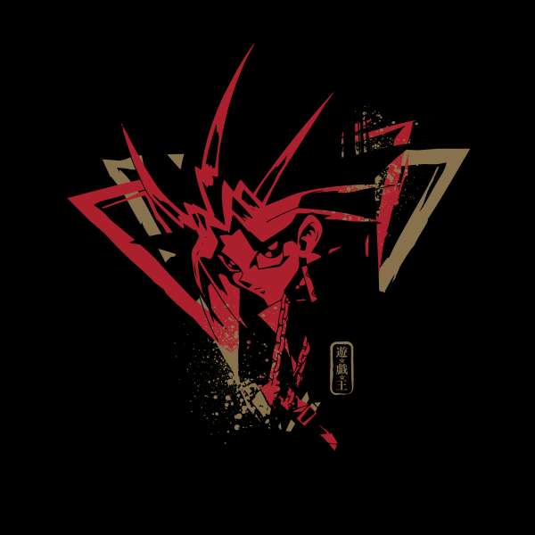 Yu-Gi-Oh Yami Yugi Street Art Men's T-Shirt - Black