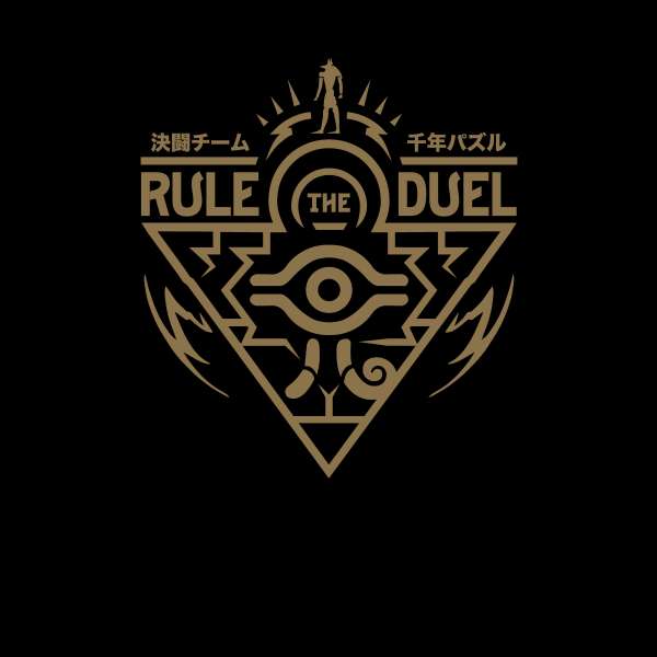 Yu-Gi-Oh Rule The Duel Men's T-Shirt - Black