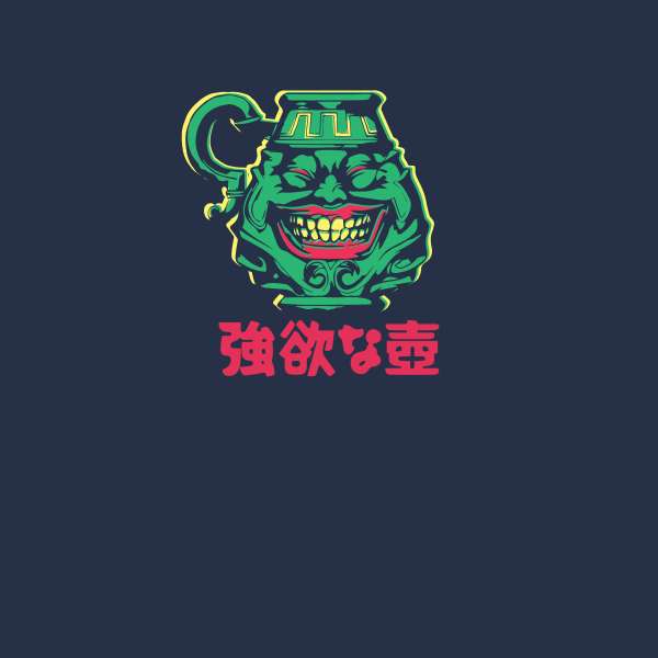 Yu-Gi-Oh Pot Of Greed Men's T-Shirt - Navy