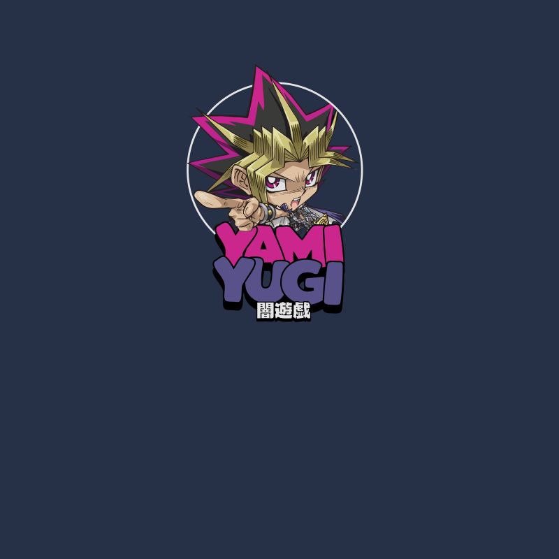 Yami Yugi Chibi Unisex T-Shirt - Navy