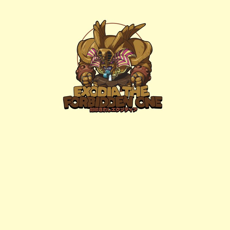 Exodia The Forbidden One Chibi Unisex T-Shirt - Cream