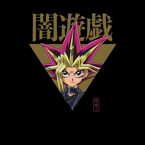 Yu-Gi-Oh Yami Yugi Face Off Men's T-Shirt - Black
