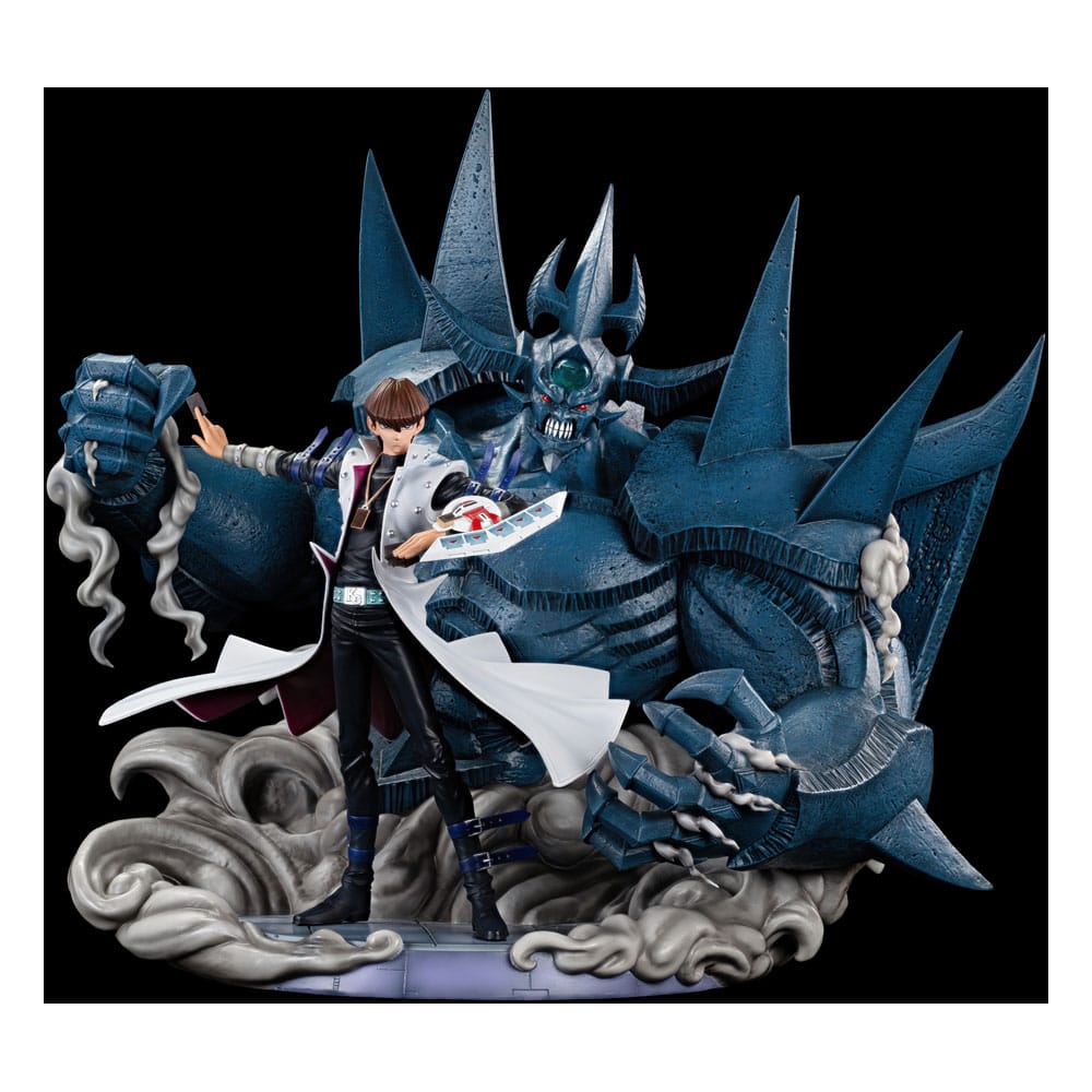 Seto Kaiba & Obelisk the Tormentor Resin Statue - The Ultimate Yu-Gi-Oh! TCG Duelist Tribute