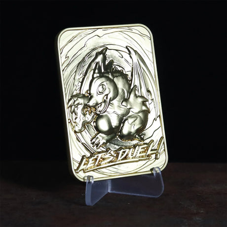 Limited Edition 24 Gold Plated Baby Dragon Metal Ingot - Yu-Gi-Oh!