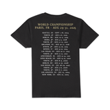 World Championships Tour T-Shirt - Black