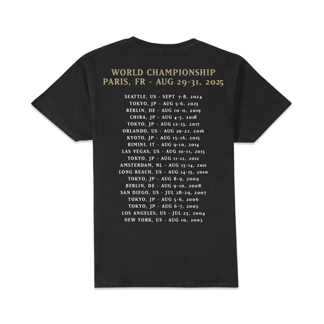 World Championships Tour T-Shirt - Black