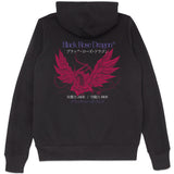 Black Rose Dragon Hoodie - Black