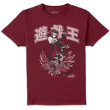 Black Rose Dragon And Akiza T-Shirt - Burgundy