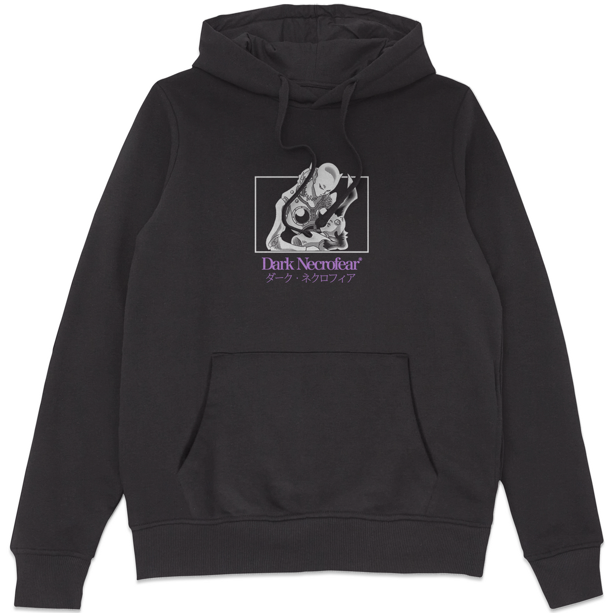 Dark Necrofear Duel Mode Hoodie - Black