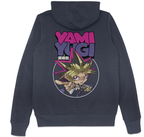 Yami Yugi Chibi Hoodie - Navy