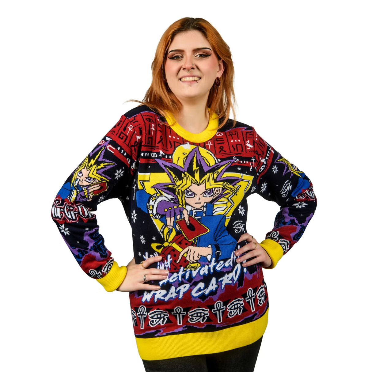 You Just Activated My Wrap Card Knitted Christmas Jumper