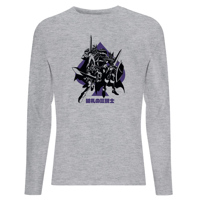 Three Musketeers Unisex Long Sleeve Thirt - Grey 