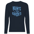 King Of Games Unisex Long Sleeve Thirt - Navy 