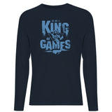 King Of Games Unisex Long Sleeve Thirt - Navy 