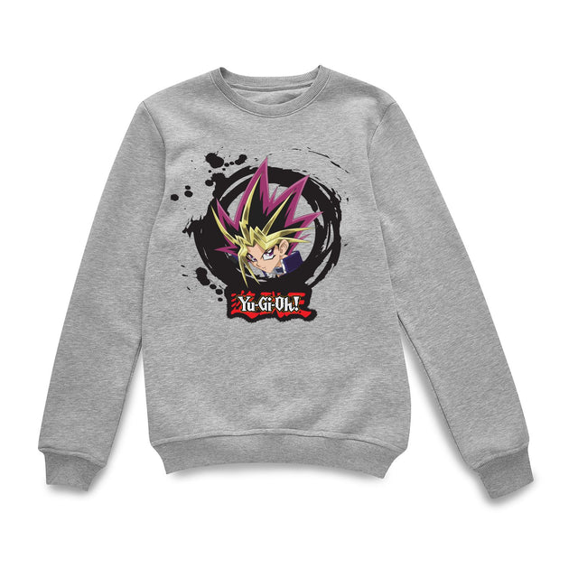 Yu-Gi-Oh Yami Yugi Inked Sweatshirt - Grey