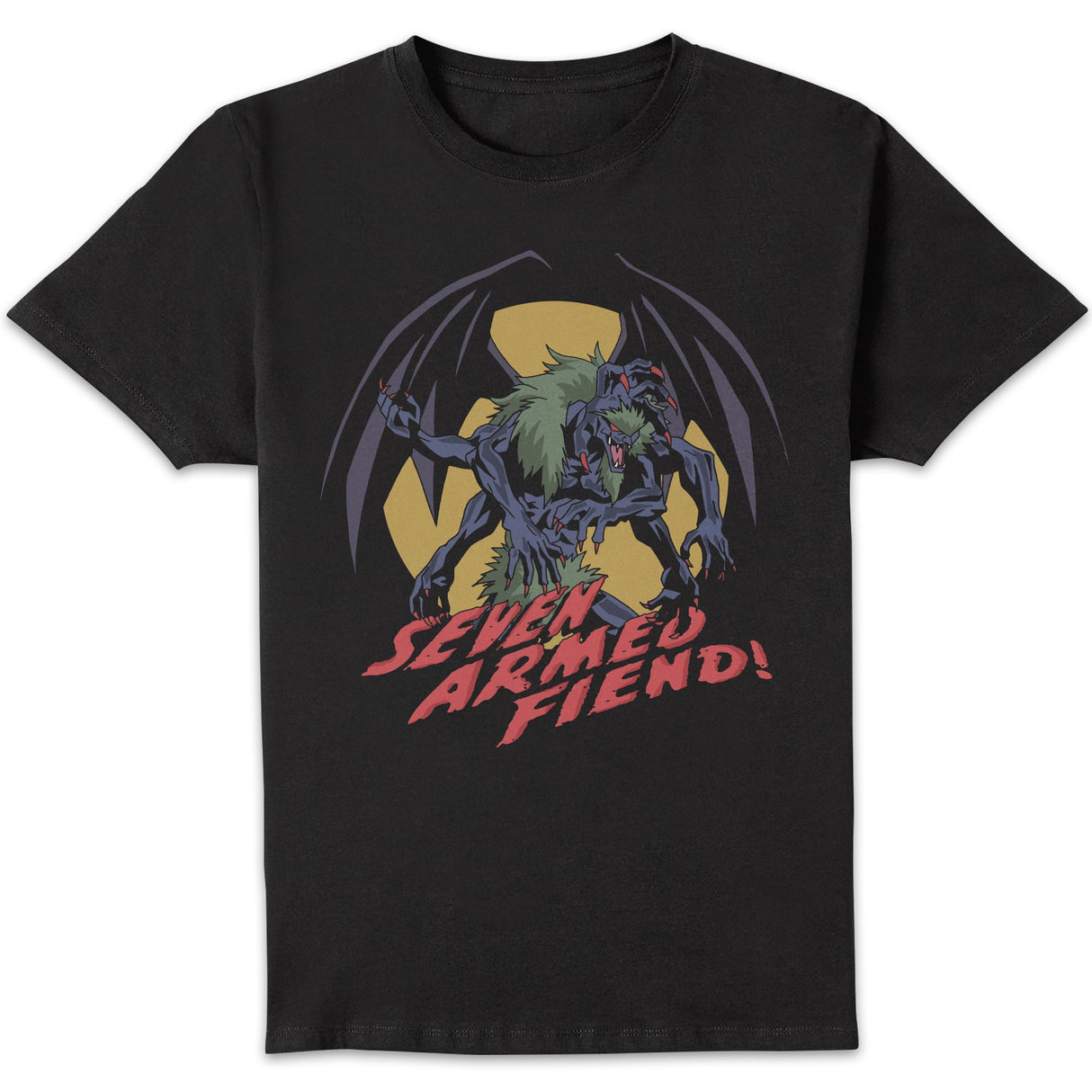 Seven Armed Fiend Halloween Edition T-Shirt - Black