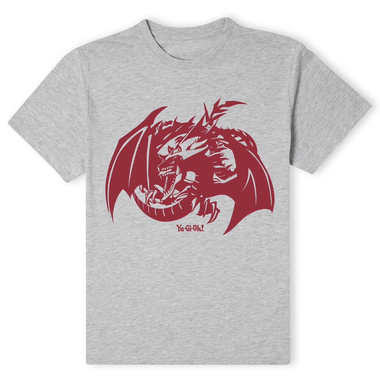 Yu-Gi-Oh Slifer The Sky Dragon Men's T-Shirt - Grey 