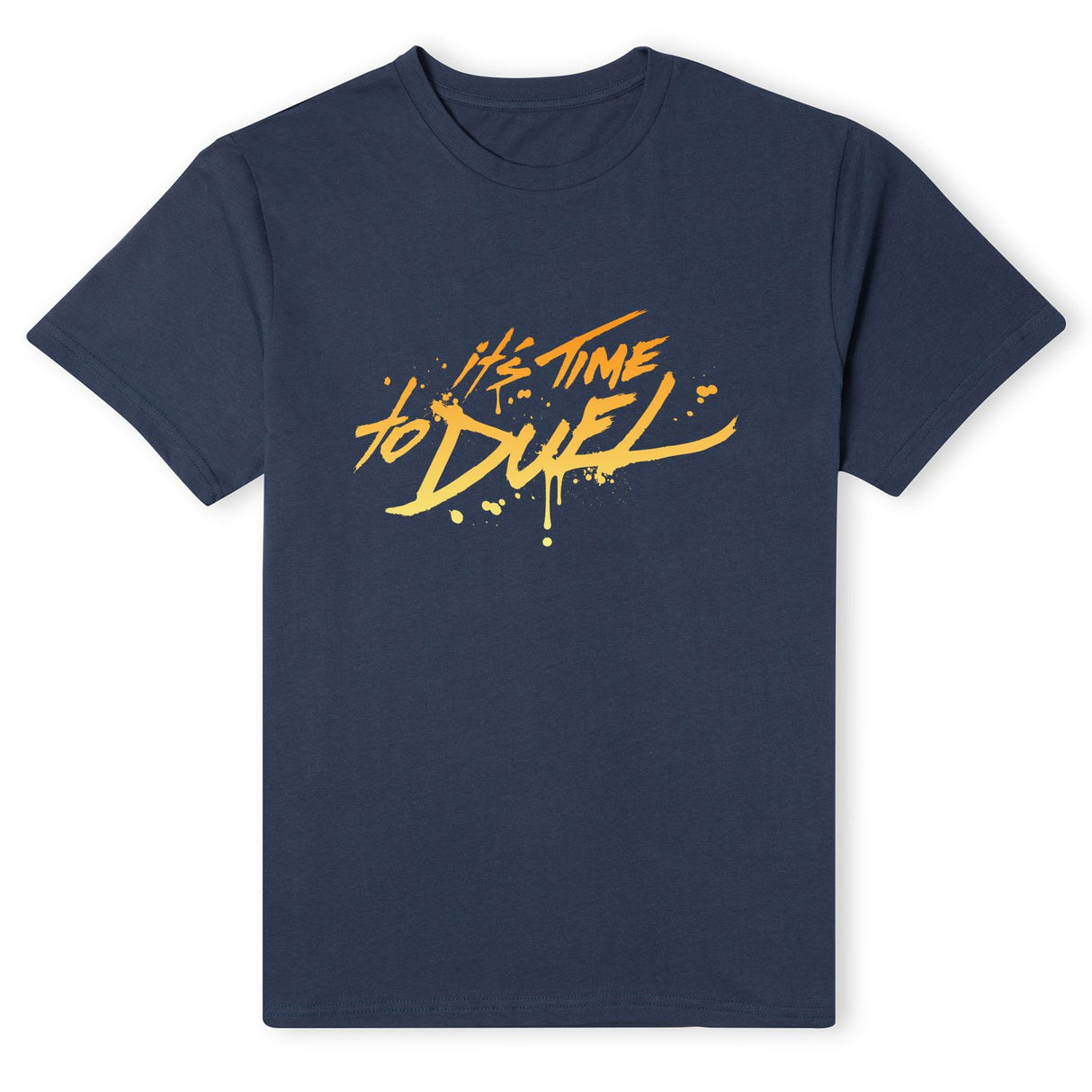 It's Time To Duel Unisex T-Shirt - Navy Yu-Gi-Oh! Official It's Time To Duel Unisex T-Shirt - Navy Yu-Gi-Oh! Official