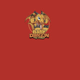 Baby Dragon Chibi Unisex T-Shirt - Red