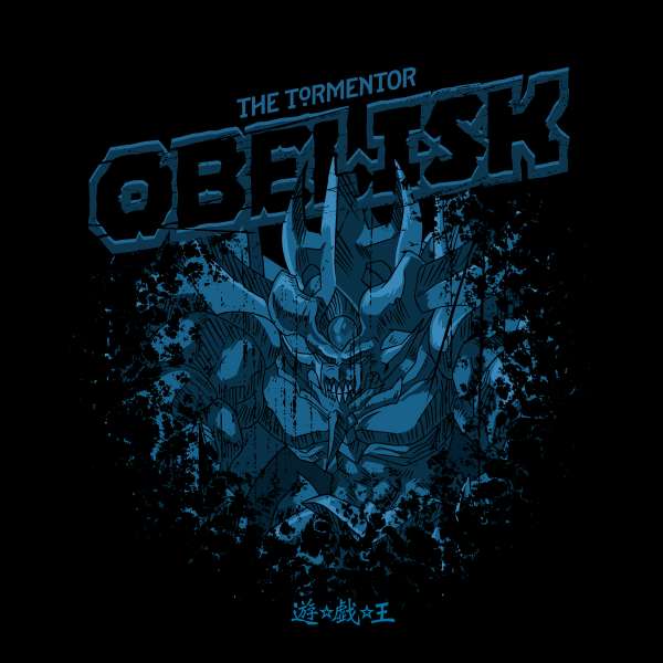 Yu-Gi-Oh Obelisk The Tormentor Textured Hoodie - Black