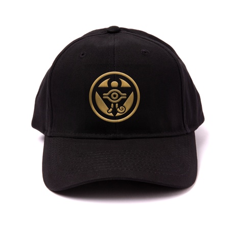 Yu-Gi-Oh Gold Millennium Symbol Embroidered Cap Black