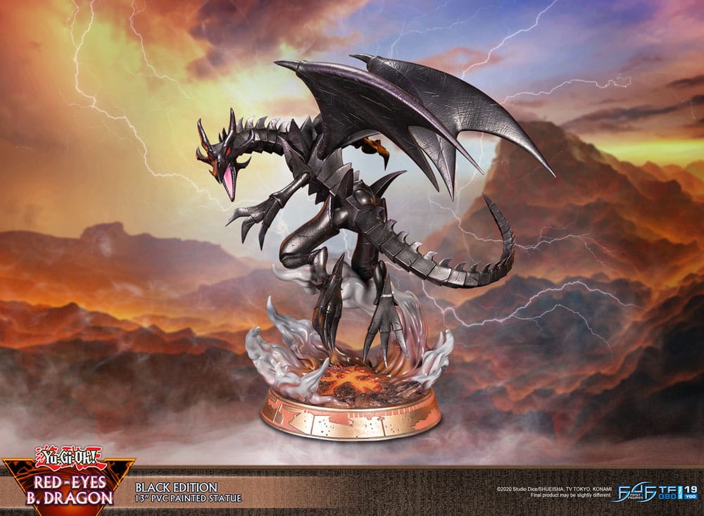 First 4 Figures PVC Statue Red-Eyes Black Dragon Statue 33 cm - Black